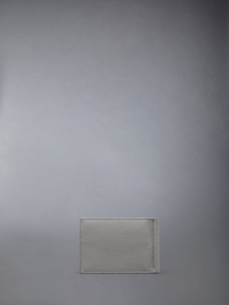 PEBBLE GRAIN MONEY CLIP WALLET DARK GREY