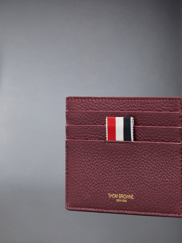 SOFT PEBBLE GRAIN NOTE COMPARTMENT CARD HOLDER - image 4