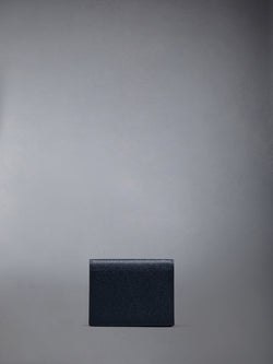 PEBBLE GRAIN OPEN POCKET DOUBLE CARD HOLDER