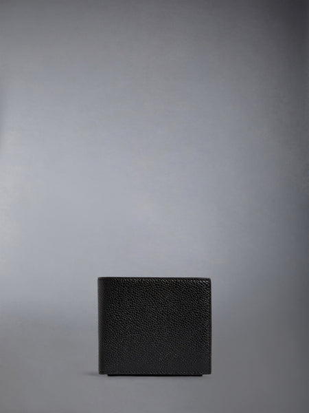 PEBBLE GRAIN COIN PURSE BIFOLD BLACK