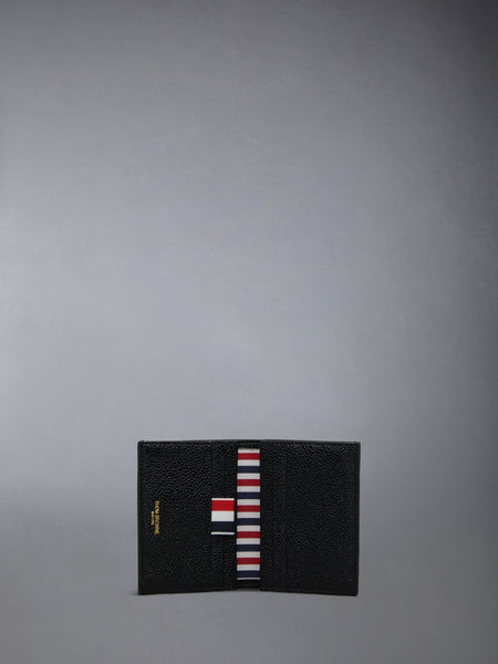 COTTON CANVAS DOUBLE CARD HOLDER BLACK
