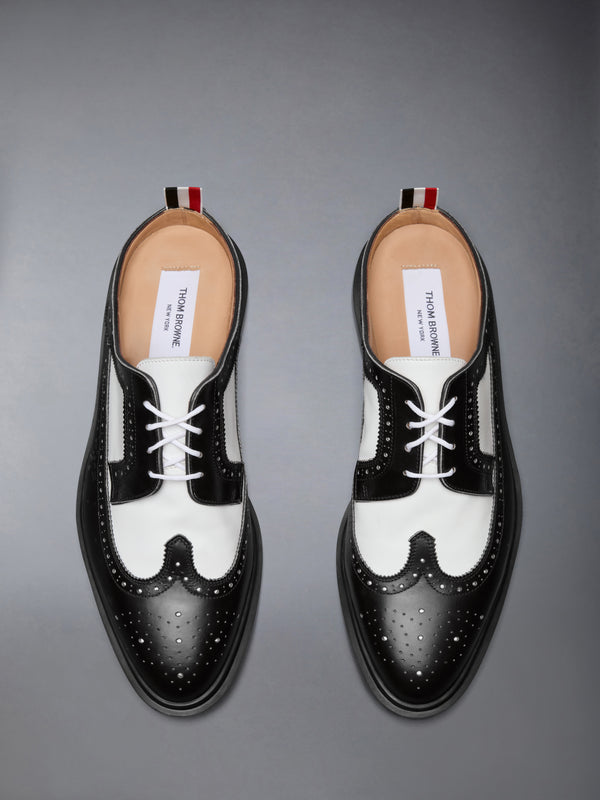 BOX CALF RUBBER SOLE LONGWING BROGUE MULE - image 5