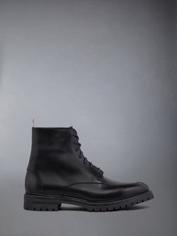 BOX CALF COMMANDO SOLE APRON STITCH BOOTS