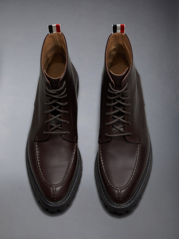 BOX CALF COMMANDO SOLE APRON STITCH BOOTS - image 5