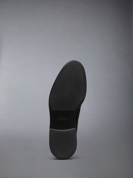 CALF SUEDE RUBBER SOLE RWB CHELSEA BOOT BLACK