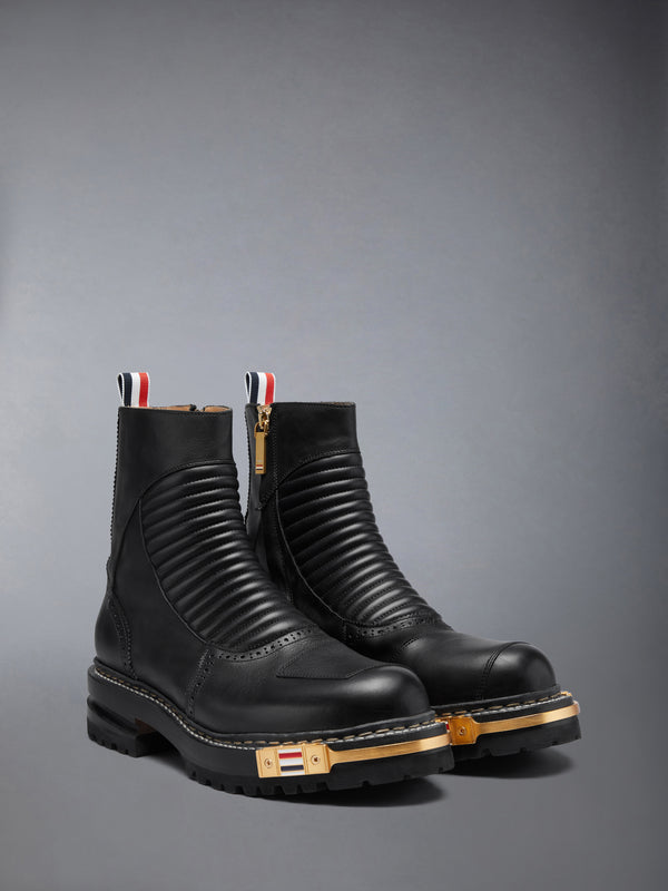 LEATHER MOTO BOOT - image 2