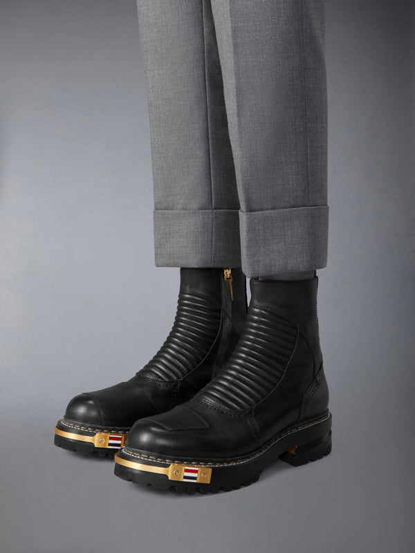 LEATHER MOTO BOOT - image 4