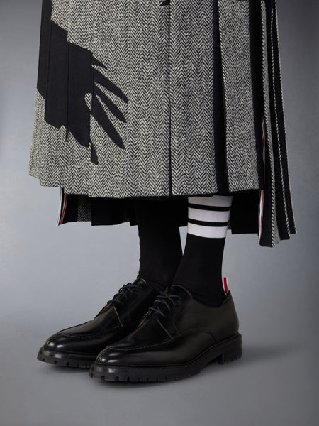 CLASSIC CALF COMMANDO SOLE APRON STITCH DERBY BLACK