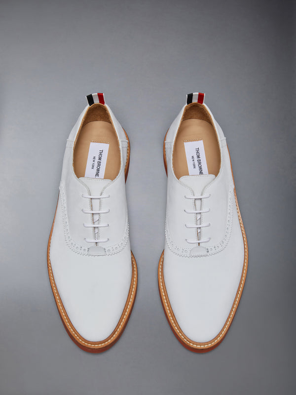 NUBUCK MICRO SOLE SADDLE SHOES - image 5