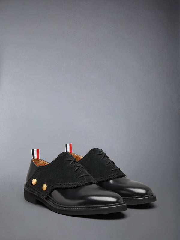 SOFT SPAZZOLATO MICRO SOLE SADDLE SHOE - image 3
