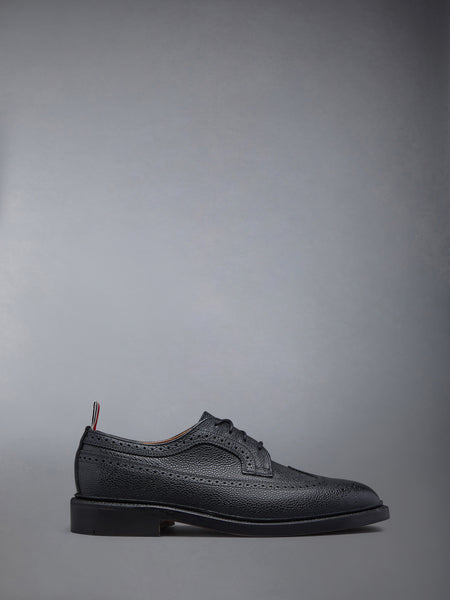 LEATHER SOLE LONGWING BROGUE BLACK
