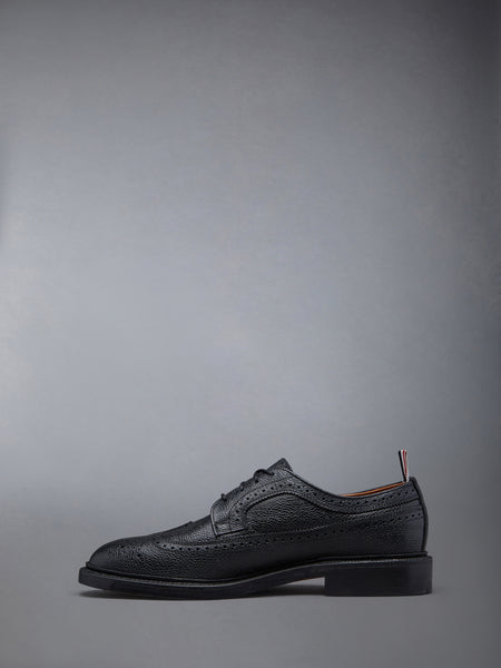 LEATHER SOLE LONGWING BROGUE BLACK