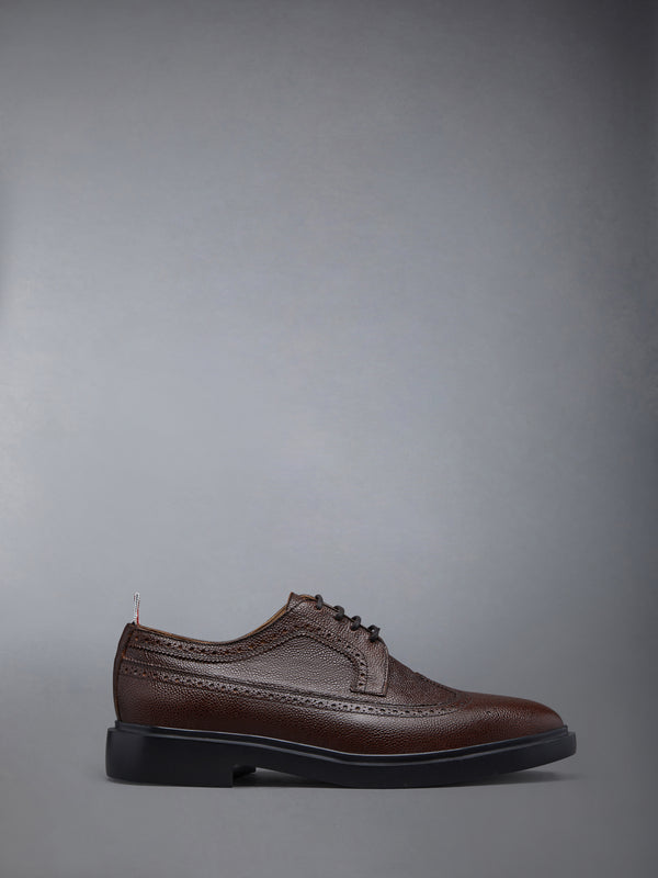 PEBBLE GRAIN RUBBER SOLE LONGWING BROGUE - featured image