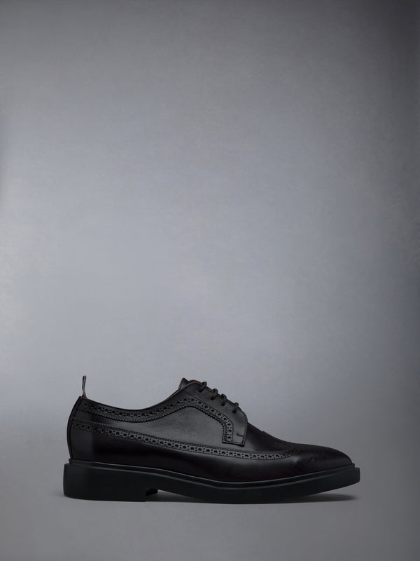BOX CALF LONGWING RUBBER SOLE BROGUES - featured image