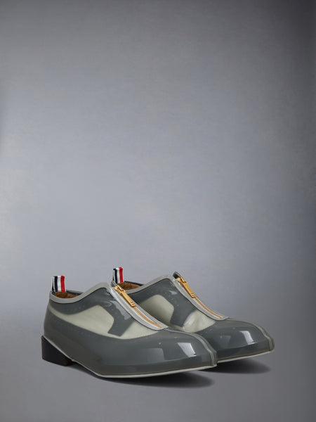 OVERSHOE LEATHER SOLE LONGWING BROGUE BLK/WHT