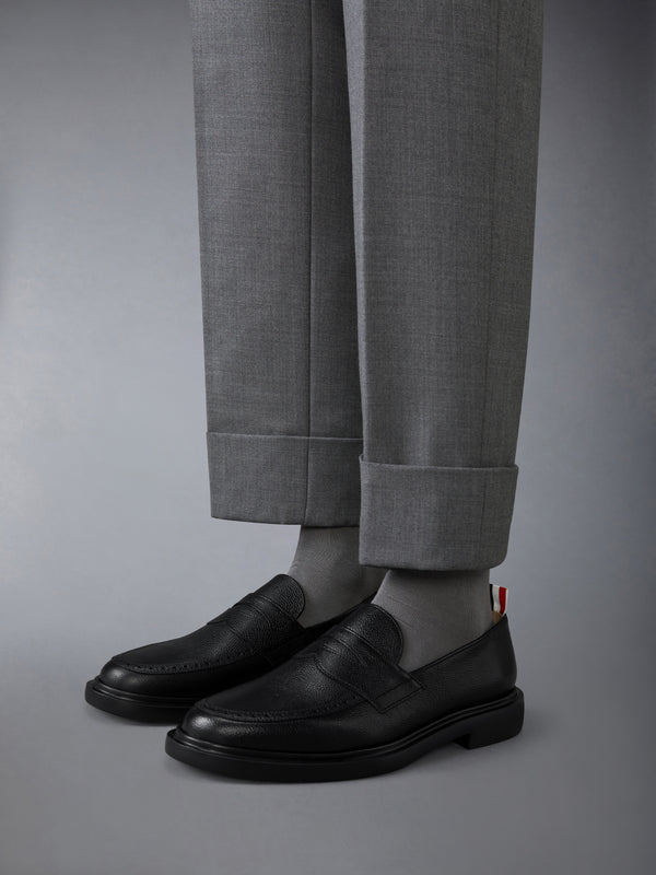 PEBBLE GRAIN RUBBER SOLE PENNY LOAFER - image 4