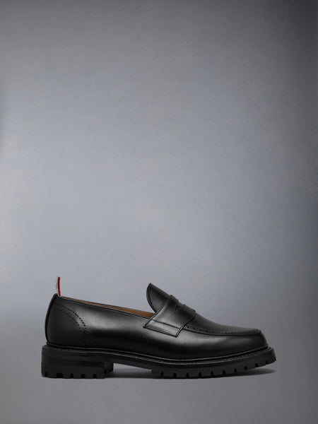 BOX CALF PENNY LOAFER BLACK