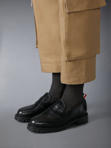 BOX CALF PENNY LOAFER BLACK