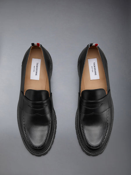 BOX CALF PENNY LOAFER BLACK