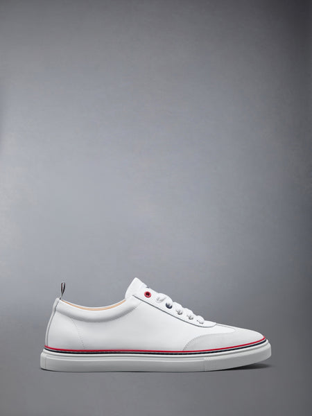 CALF LOW TOP RWB CUPSOLE SNEAKERS WHITE