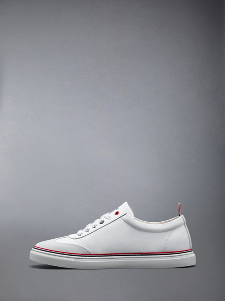 CALF LOW TOP RWB CUPSOLE SNEAKERS WHITE
