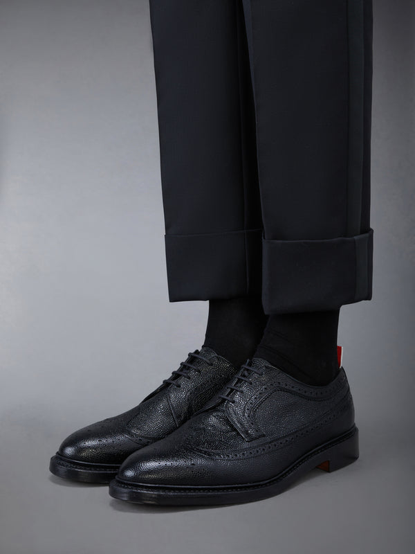 PEBBLE LUCIDO LEATHER SOLE LONGWING BROGUE - image 4