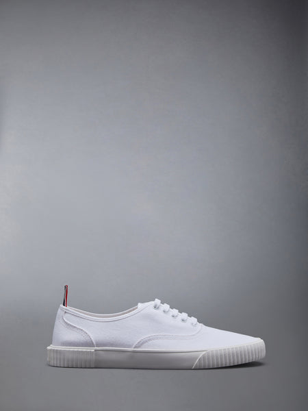 CANVAS VULCANIZED SOLE HERITAGE SNEAKERS WHITE