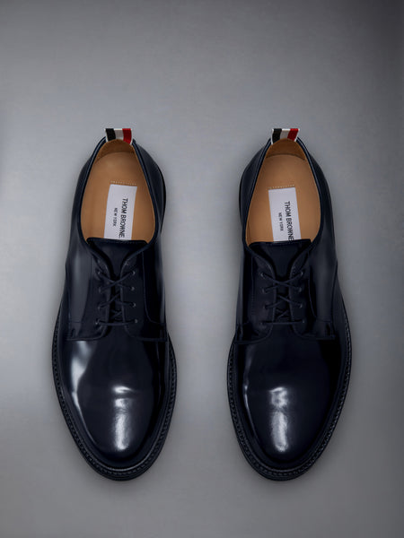 SMOOTH CALF LEATHER SCHOOL UNIFORM BROGUE NAVY