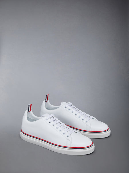 VITELLO CALF TENNIS SHOE WHITE