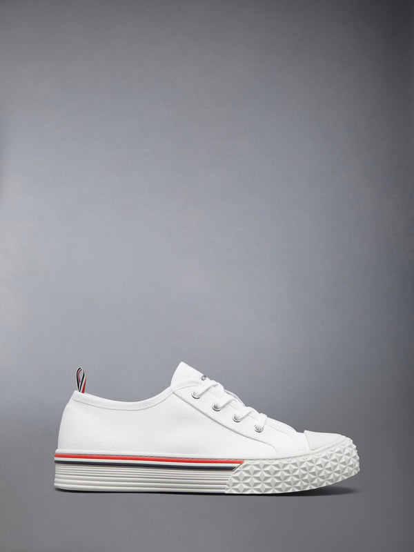 CANVAS TREAD SOLE COLLEGIATE SNEAKERS - featured image