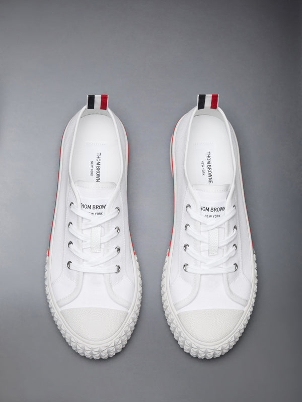 CANVAS TREAD SOLE COLLEGIATE SNEAKERS - image 4