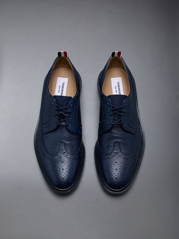 Pebble Grain Leather Longwing Brogue - image 4