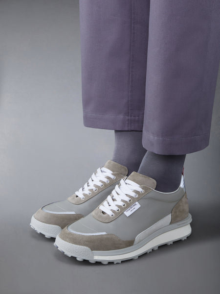 VITELLO CALF ALUMNI SNEAKERS TONAL GREY
