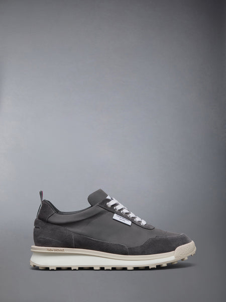 DOUBLE TECH NYLON ALUMNI SNEAKERS MEDIUM GREY