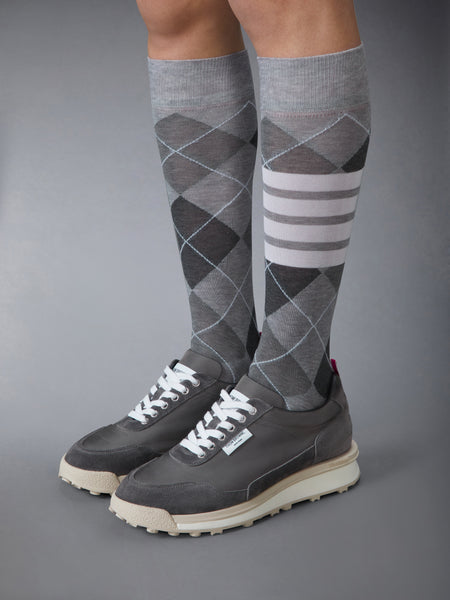 DOUBLE TECH NYLON ALUMNI SNEAKERS MEDIUM GREY