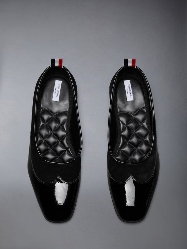 SOFT PATENT CALF SUEDE OPERA BALLERINA - image 5