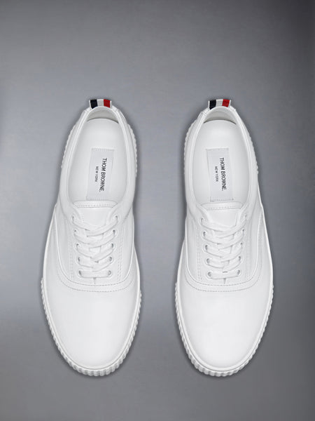 VITELLO CALF HERITAGE SNEAKERS WHITE