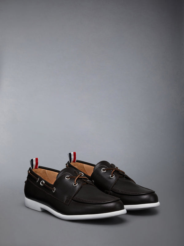 BABY CALF LEATHER BOAT SHOE - image 2