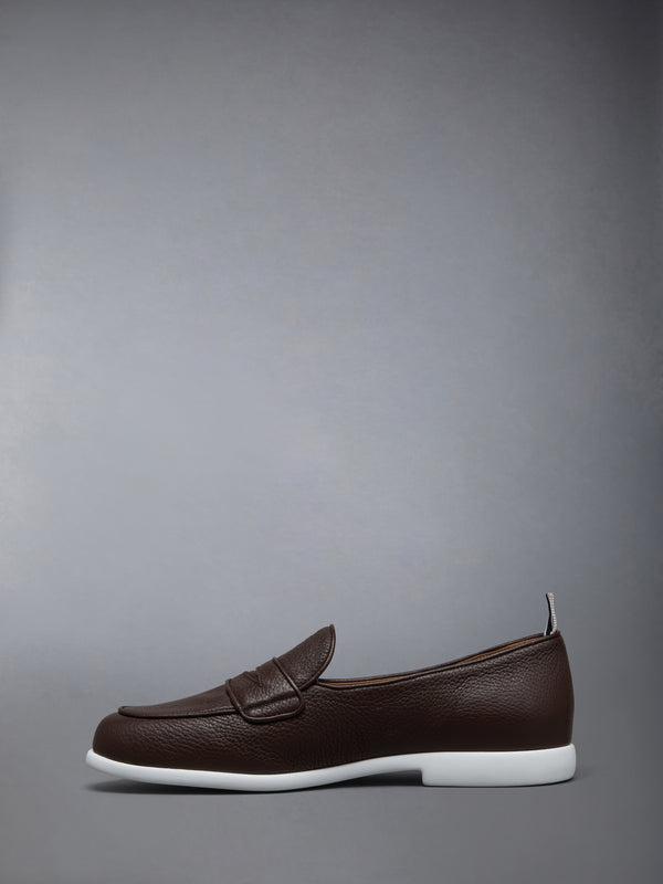 DEERSKIN LEATHER VARSITY PENNY LOAFER - image 3
