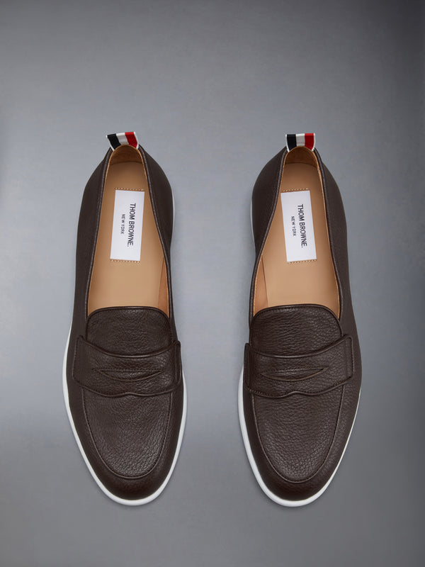 DEERSKIN LEATHER VARSITY PENNY LOAFER - image 5