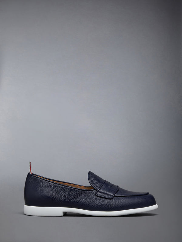 DEERSKIN LEATHER VARSITY PENNY LOAFER - featured image