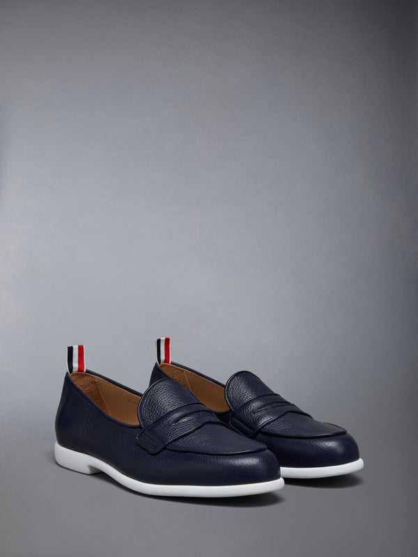 DEERSKIN LEATHER VARSITY PENNY LOAFER - image 2