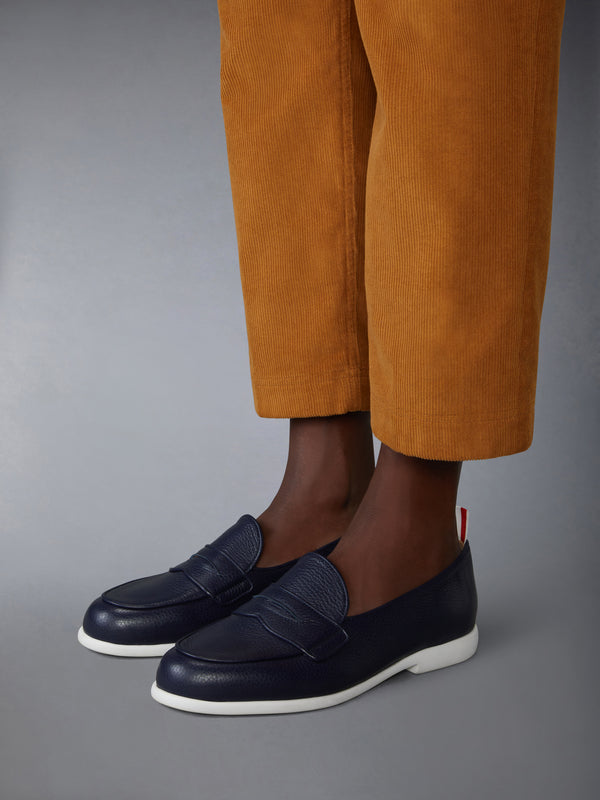 DEERSKIN LEATHER VARSITY PENNY LOAFER - image 4