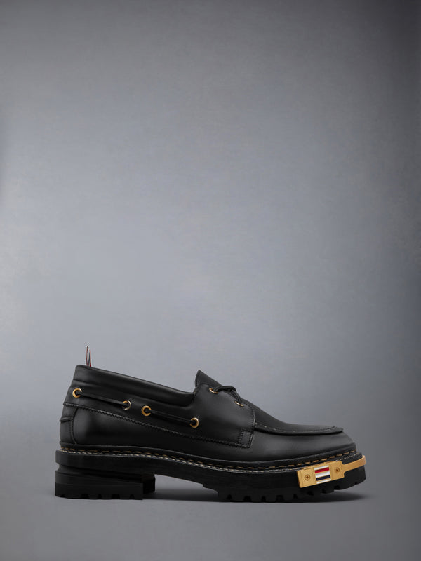 DISTRESSED CALF HIKING LEATHER SOLE BOAT SHOE - featured image