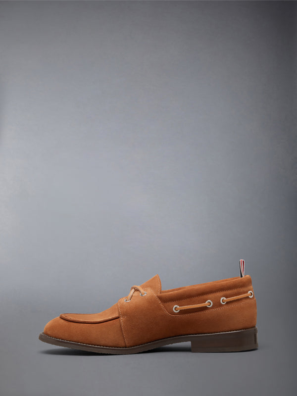 CALF SUEDE LEATHER SOLE BOAT SHOE - image 3
