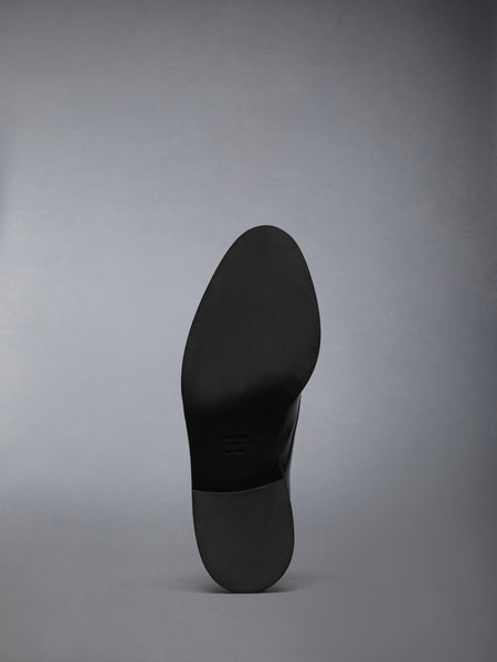 スパッツォラートレザー キャップトゥ オックスフォードシューズ ネイビー