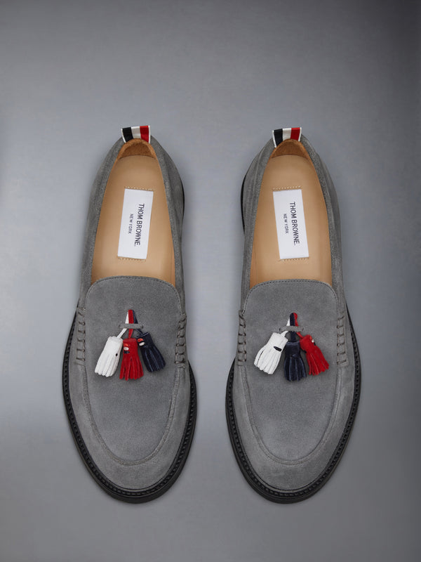 CALF SUEDE RWB TASSEL LOAFER - image 5