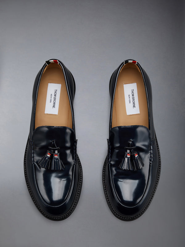 SPAZZOLATO LEATHER TASSLE LOAFER - image 5