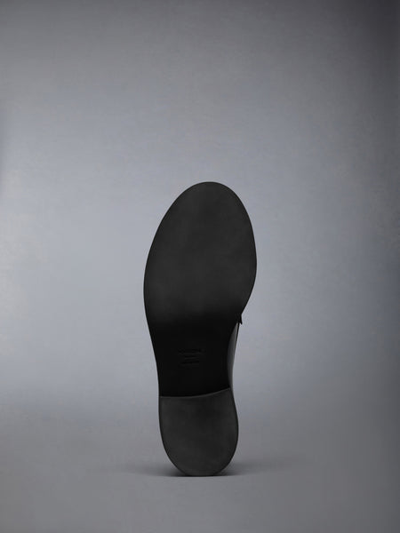 SPAZZOLATO LEATHER TASSLE LOAFER NAVY