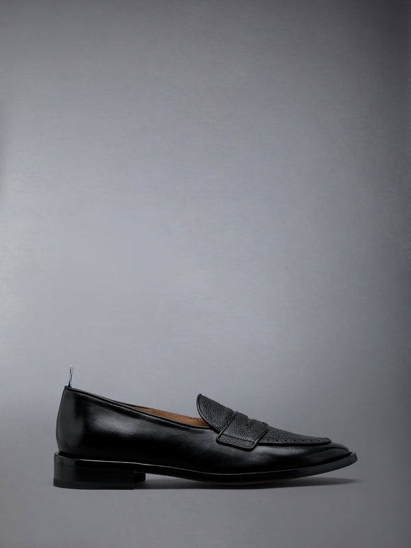 VITELLO CALF LEATHER SOLE VARSITY PENNY LOAFER - featured image